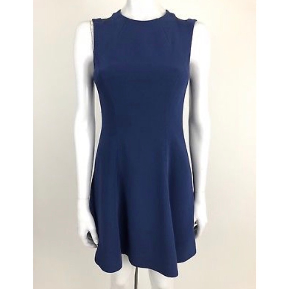 Rag & Bone Size 0 Blue & Black Skater Dress